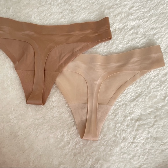 Victorias Secret VS Vintage 2 pack thong underwear panty undies - Picture 2 of 2